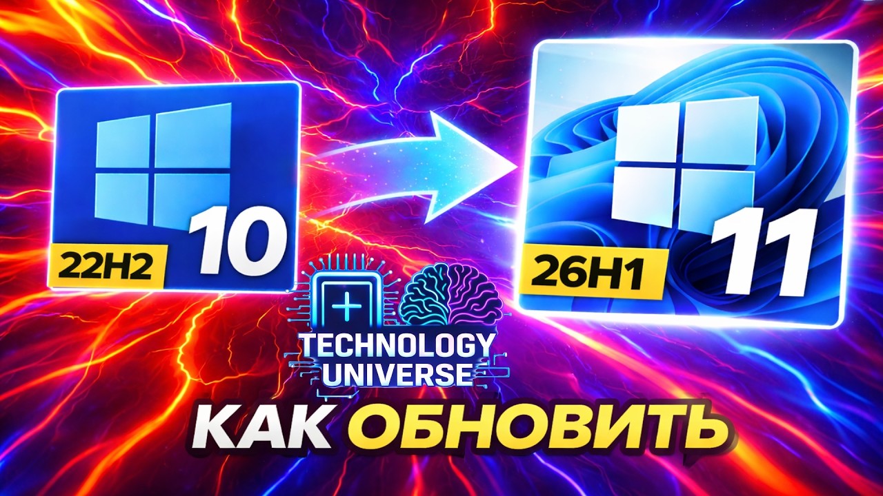 КАК ОБНОВИТЬСЯ С WINDOWS 10 22H2 ДО WINDOWS 11 26H1 &mdash; БЕЗ ОШИБОК И ПОТЕРИ ДАННЫХ (x64)