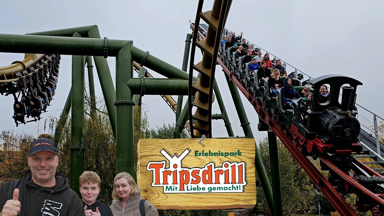 Tripsdrill - Germany's Oldest Theme Park! Worth a trip? With On Ride POVs.