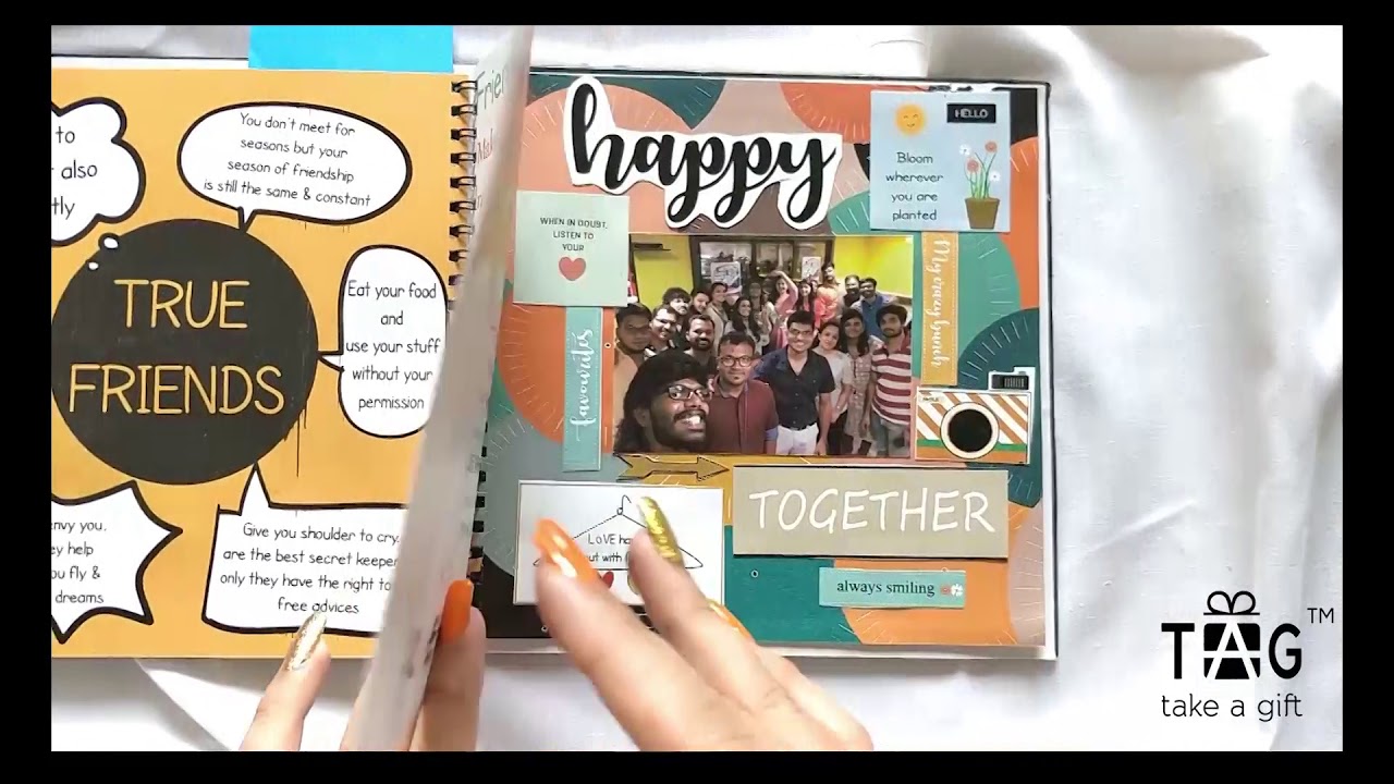 Farewell Scrapbook | Farewell Gifts | Scrapbook Ideas