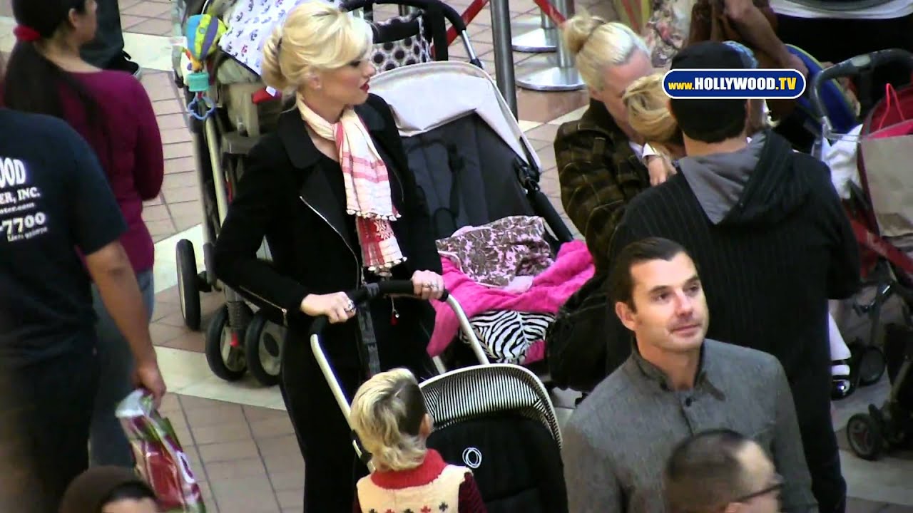 Gavin Rossdale, Gwen Stefani Take Kid to Westfield Fashion Square