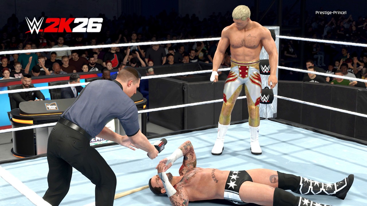 WWE 2K26 - Матч CM Punk против Cody Rhodes 