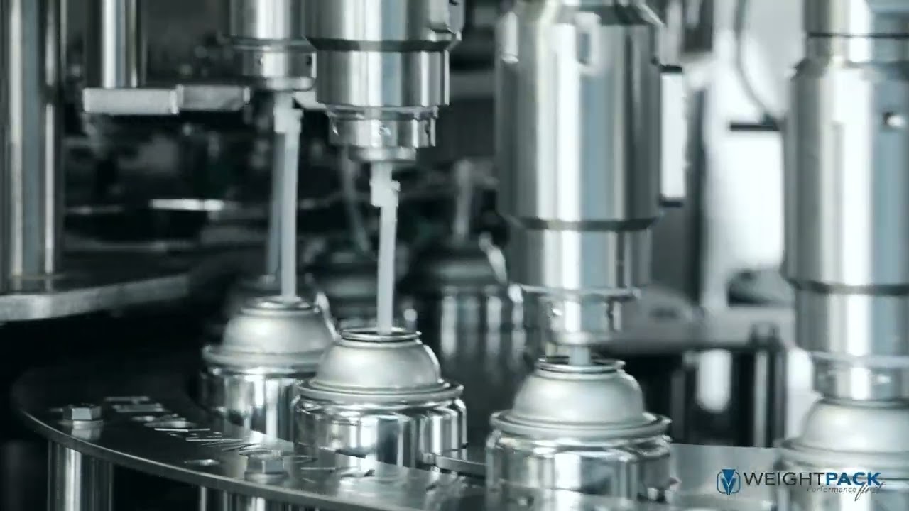 WeightPack for Chemicals - Net Weight Filling & Capping Machinery for Aerosol