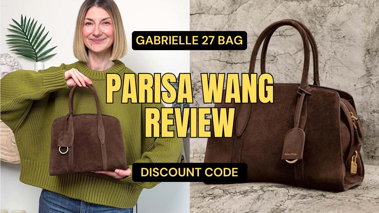 Обзор сумки Parisa Wang и промокод 👜 Сумка Gabrielle 27 с мягкой верхней ручкой, шоколадная замша