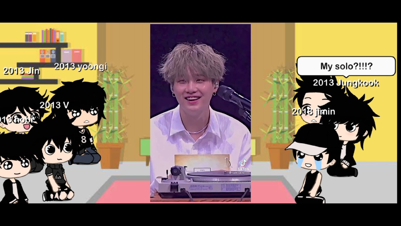 Gacha life past BTS reacts to the Future BTS