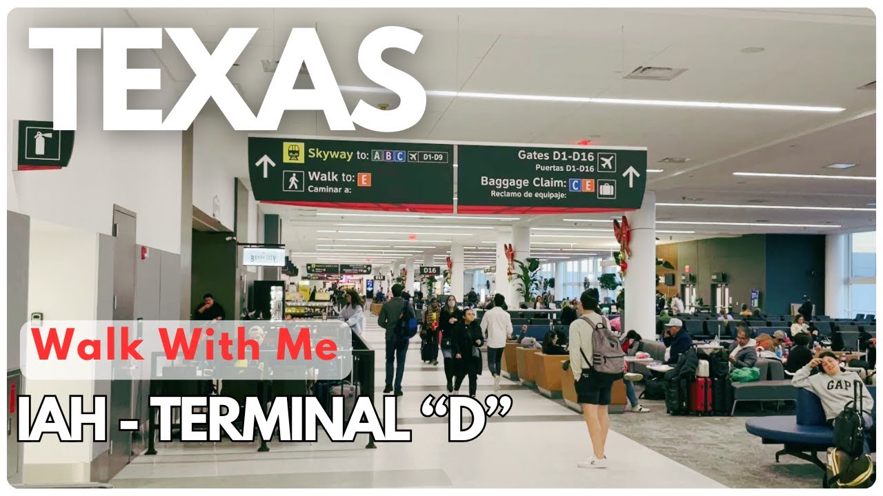 Come walk with me and explore George Bush Intercontinental Airport