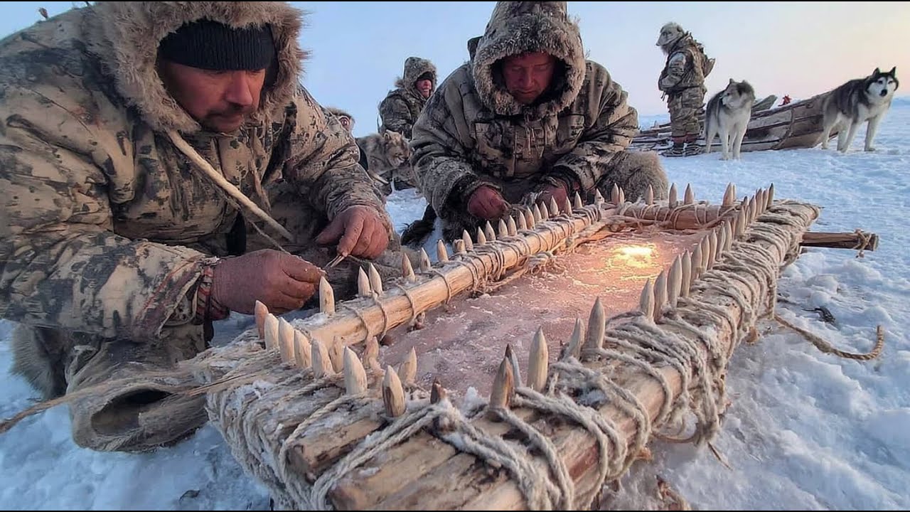 How The Inuits Crafted Genius Traps Designed For Hunting In -84°F (-64°C) | Human Craft Documentary