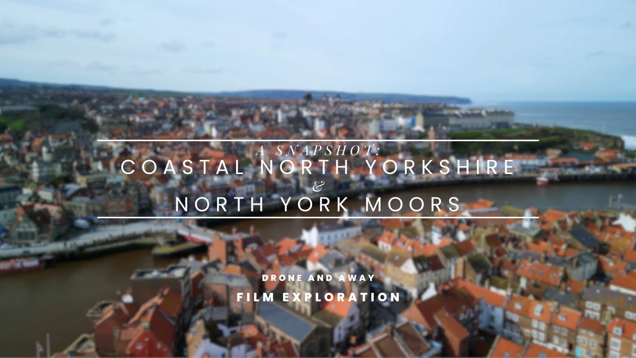 A Snapshot of Coastal North Yorkshire and North York Moors in Winter by Drone | Cinematic 4k UHD