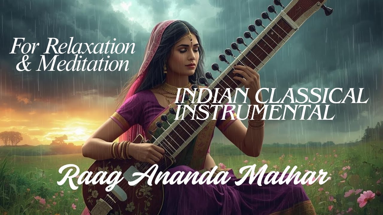 Raag Ananda Malhar | A Deep Classical Meditation | Sitar, Tabla & Bansuri