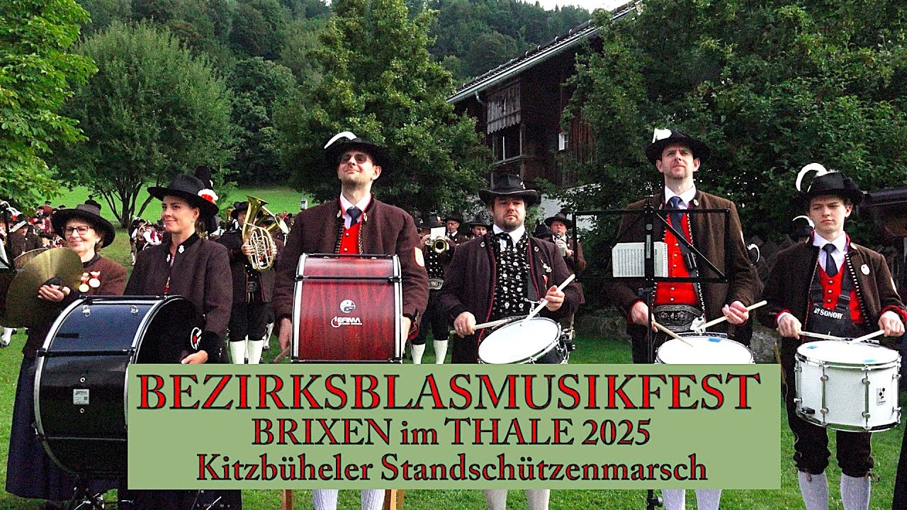 Bezirksblasmusikfest Brixen im Thale 2025
