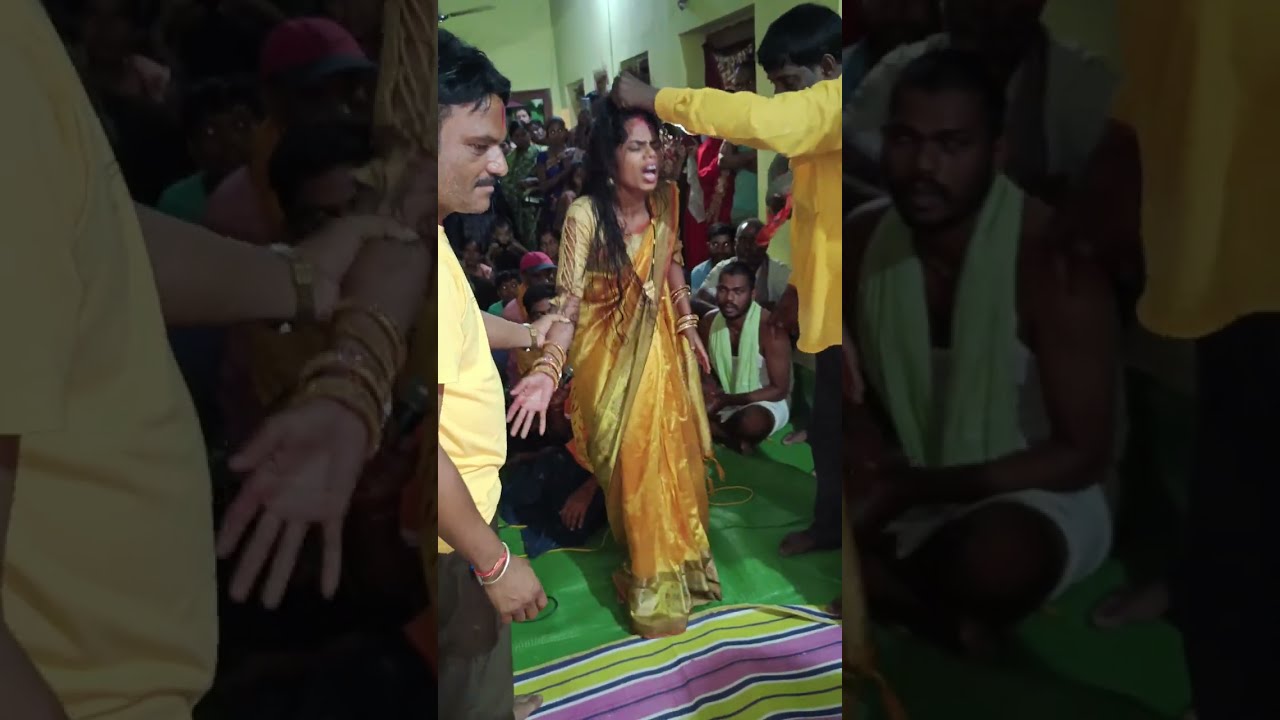😱छत्तीसगढ़ में कुंवारी माता से भी बड़ी माता बगलामुखी माता देखिये चुड़ैल को कैसे भगाया माता ने🙏😱