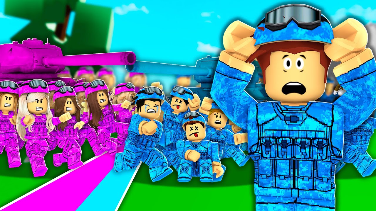 BOYS vs GIRLS War In Roblox Brookhaven..