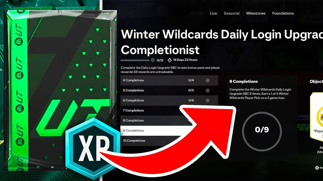 How to Complete Winter Wildcards Daily Login Upgrade Completionist Objectives ⭐ EA FC 24