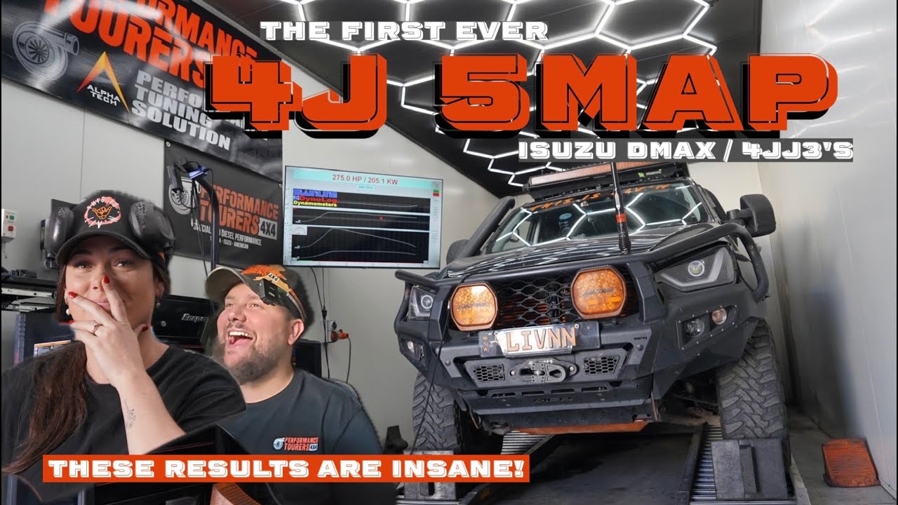 BETTY gets the 4J 5MAP! THE FIRST EVER MULTIMAP TUNE FOR ISUZU DMAX/4JJ3's! The results are WILD!!!