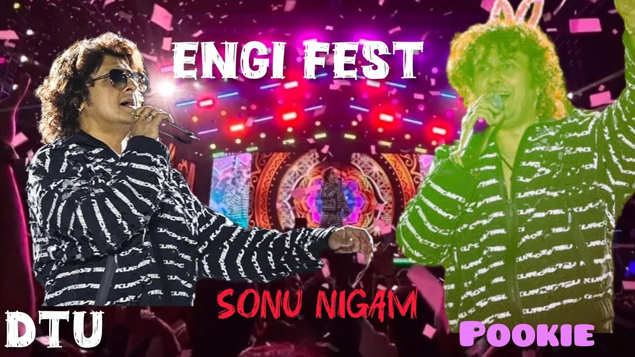 Engi Fest'25 ll Pookie Sonu Nigam ll DTU🥀❤️........#vlog #dtu #fest #youtube 