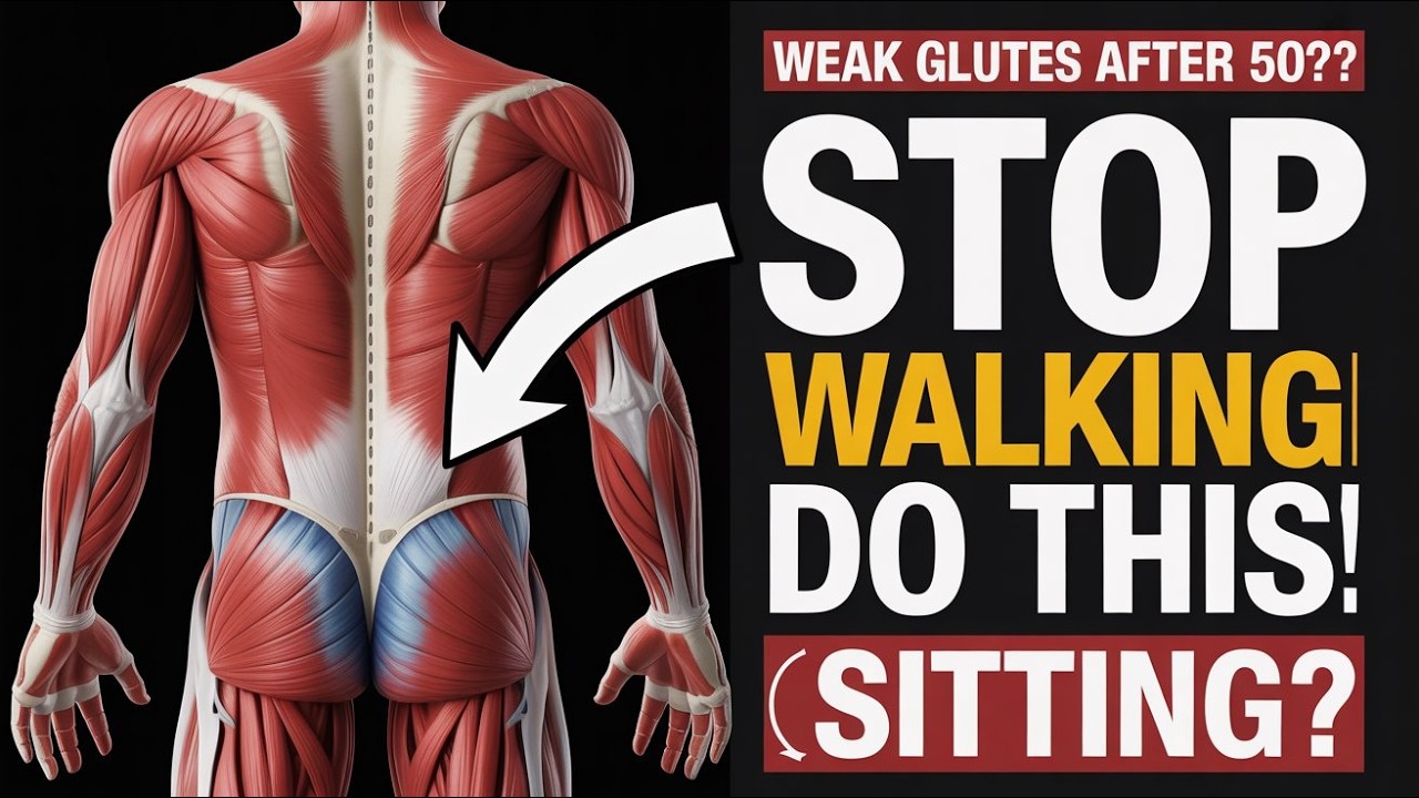 Doctor Warns: Weak Glutes After 50? STOP Walking & Do This Sitting Exercise