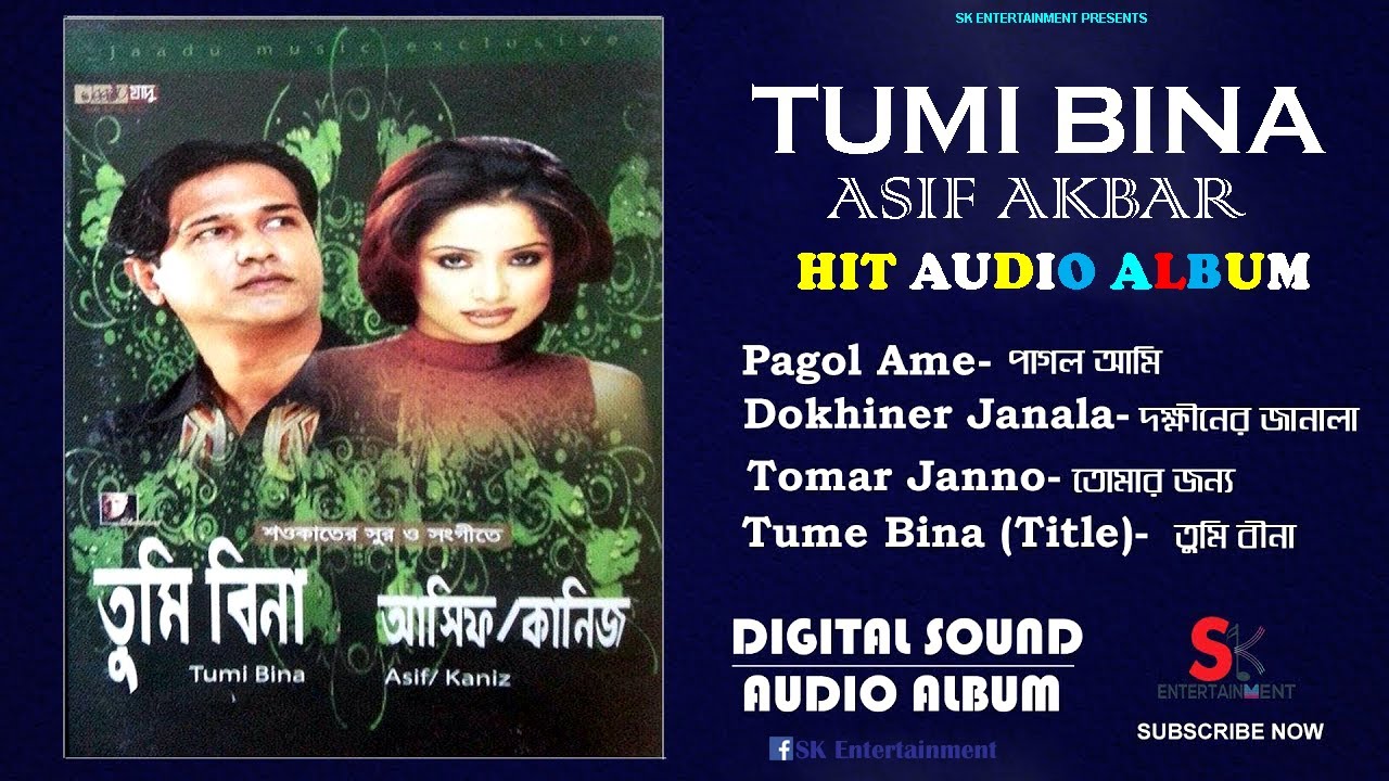 তুমি বিনা | আসিফের হিট এ্যালবাম | TUMI BINA | Asif Akbar | Bangla Audio Album | Asif | নতুন গান