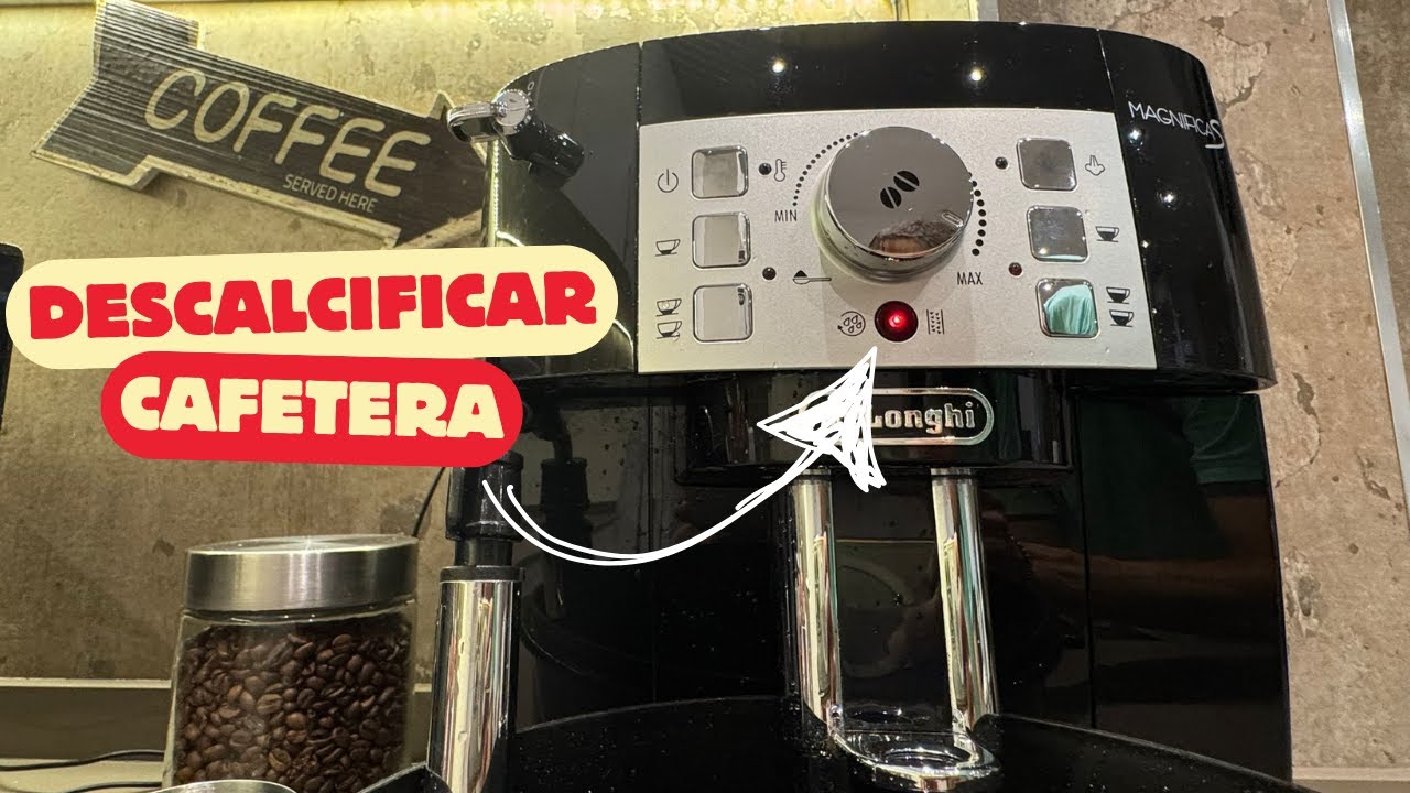 Cómo descalcificar cafetera Magnifica S (Luz roja parpadea)