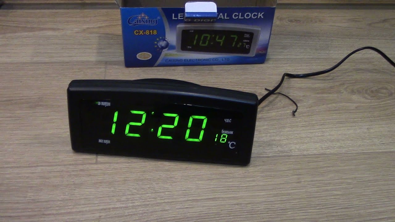 Alarm clock Caixing CX 818 Часы будильник