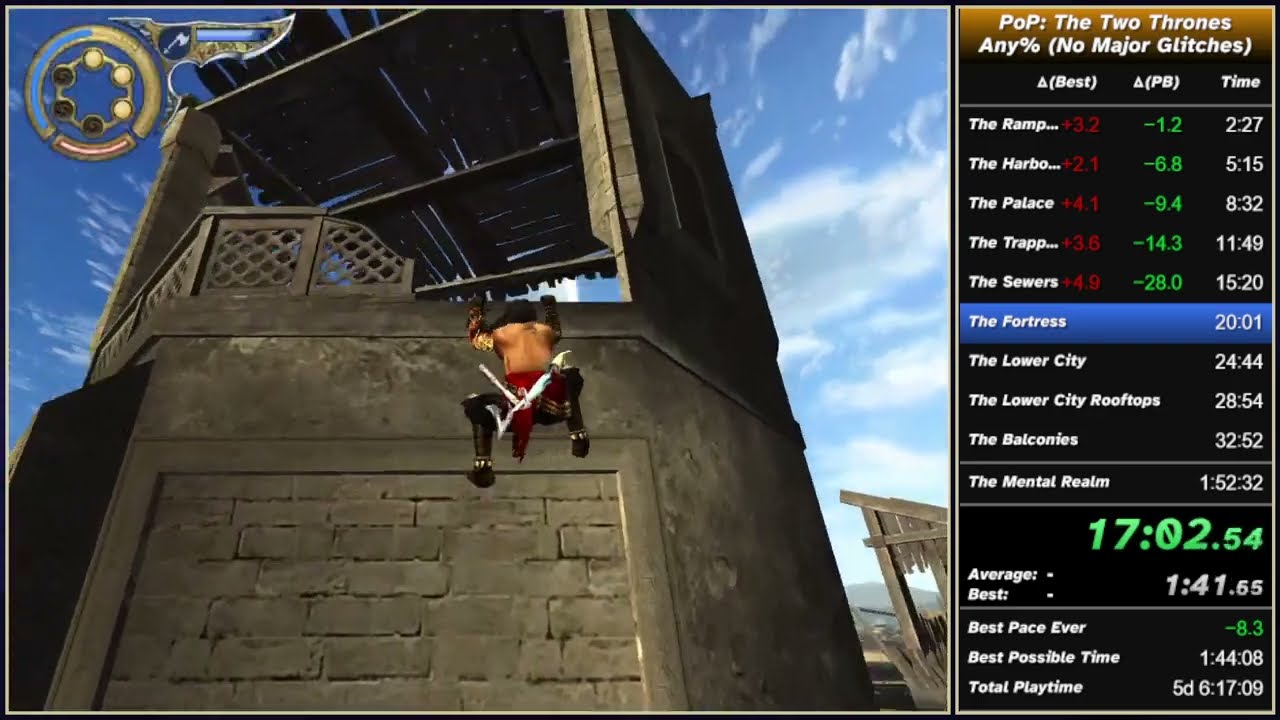 Prince of Persia: The Two Thrones - Any% NMG Speedrun in 1:49:55