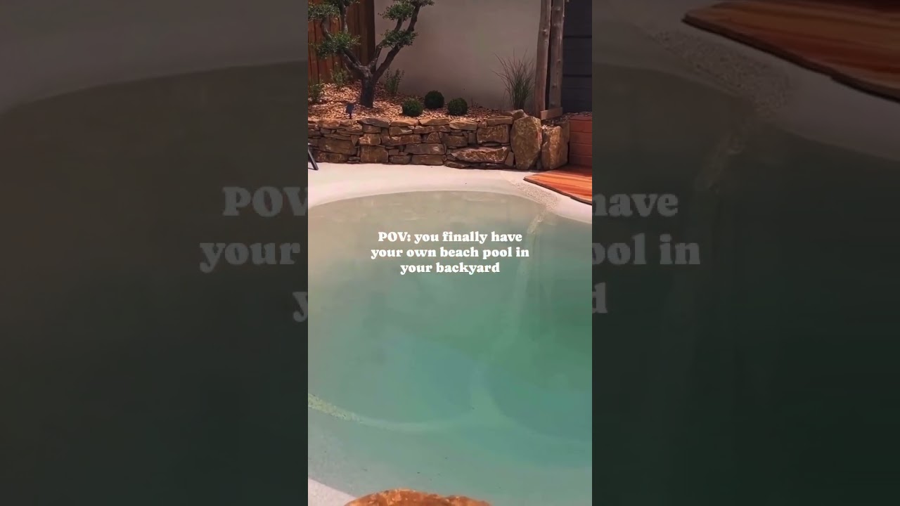 Your Own Beach Pool at Home