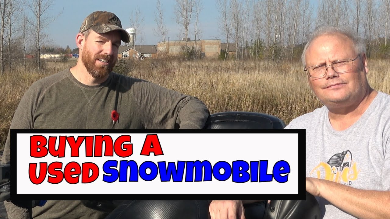 Today, I show a friend how to buy a used snowmobile.
