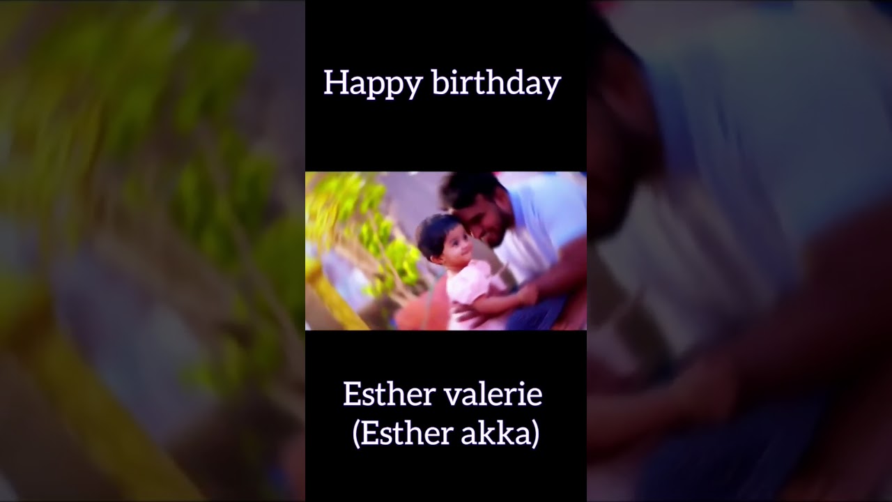 #happybirthday #celebration #birthday #blessings #jesus Gorantla Esther Valerie (Esther Akka)#shorts