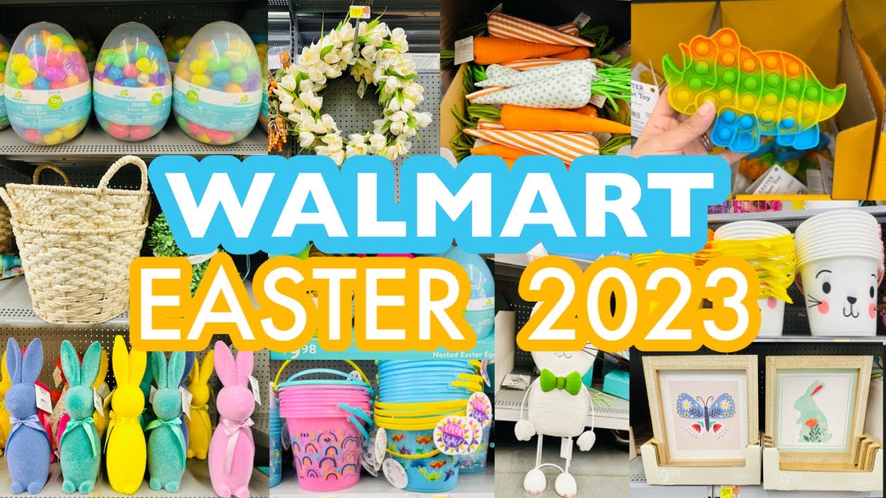 WALMART EASTER 2023 | WALMART EASTER SHOP WITH ME 2023 | WALMART EASTER DECOR 2023