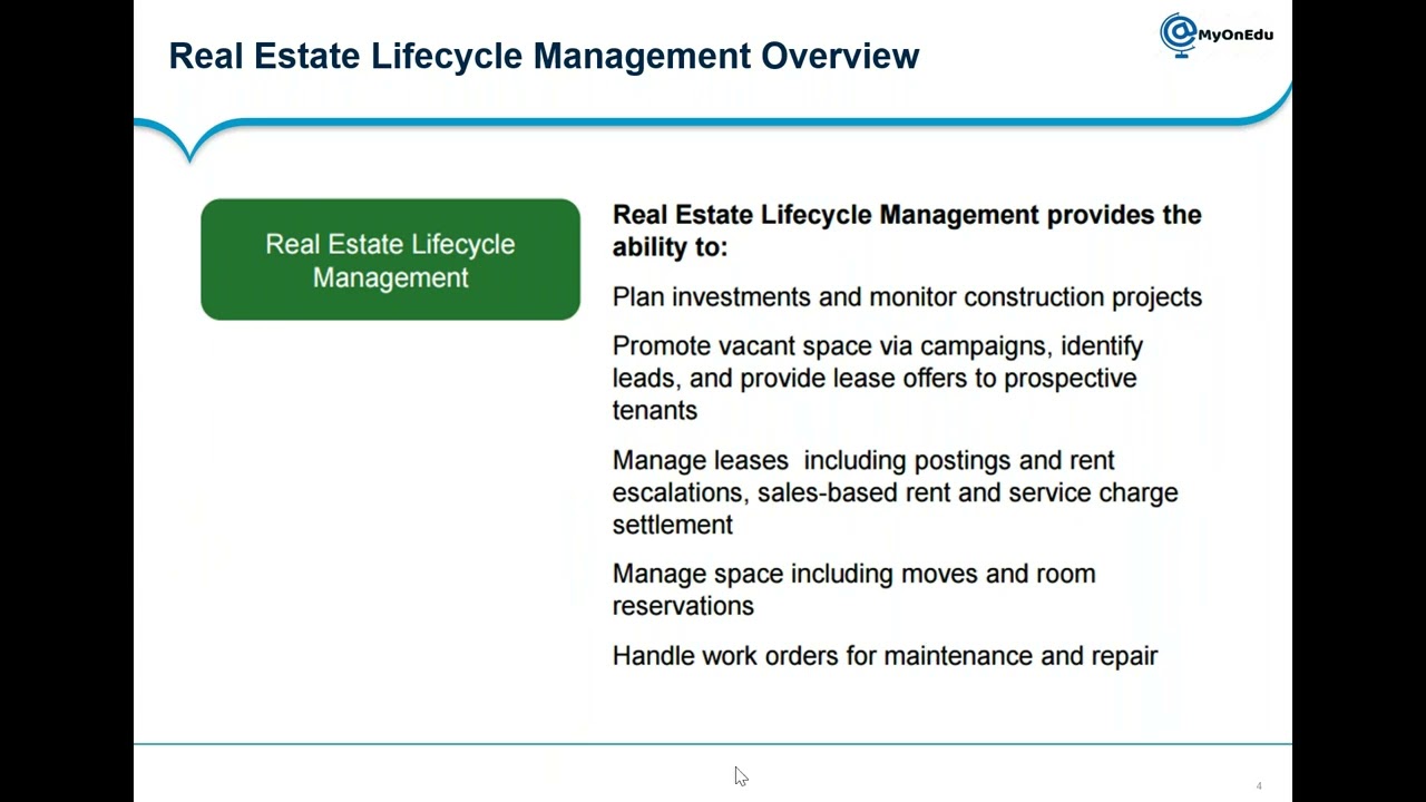 SAP REFx Online Training I Real Estate Management Life Cycle in SAP