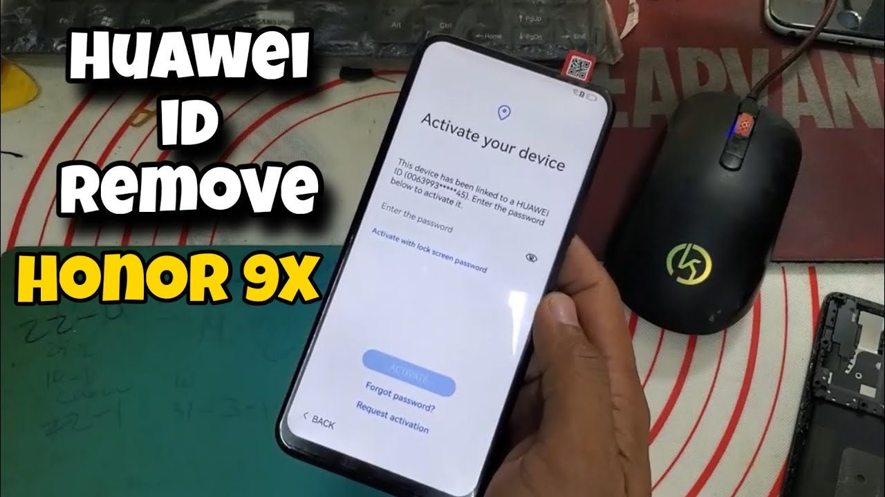 Honor 9x HLK Al00 Huawei ID  removed