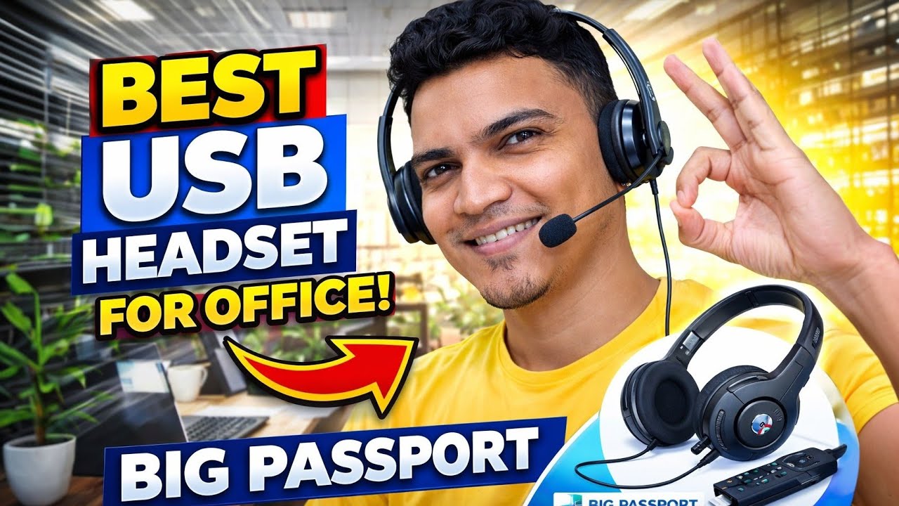 BigPassport Headphones Review 🔥 Best USB Headset Under ₹1500 (2026)