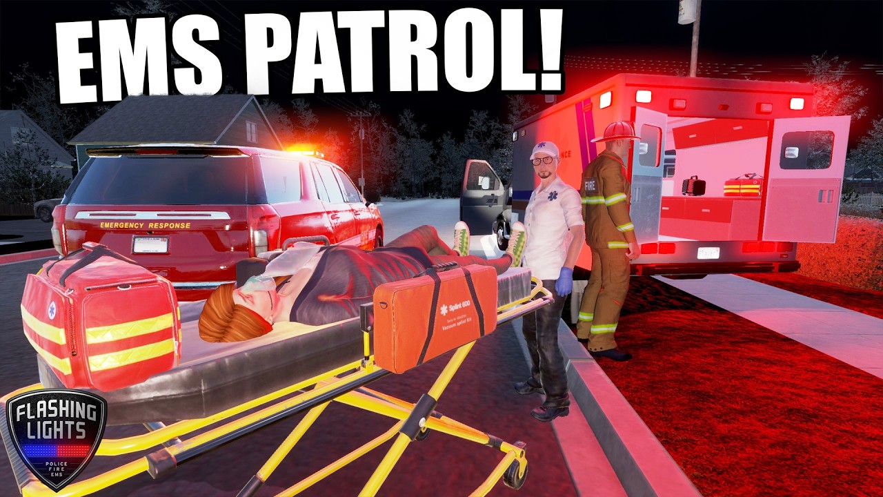 HIT AND RUN EMS RESPONSE - FLASHING LIGHTS GAME