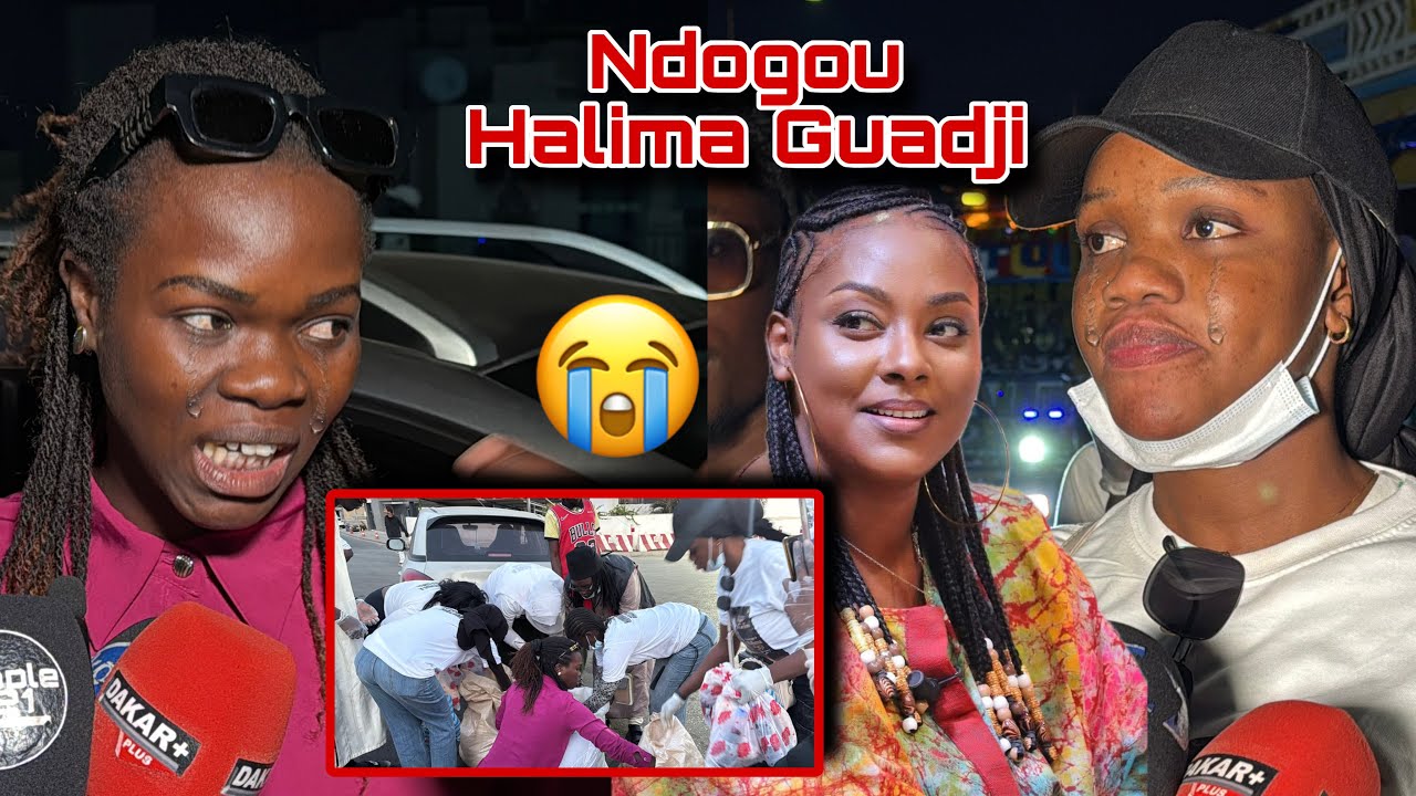 😭Oh les larmes de la fille de Halima Gadji, après la distribution de Ndoguou Halima moko done déf...