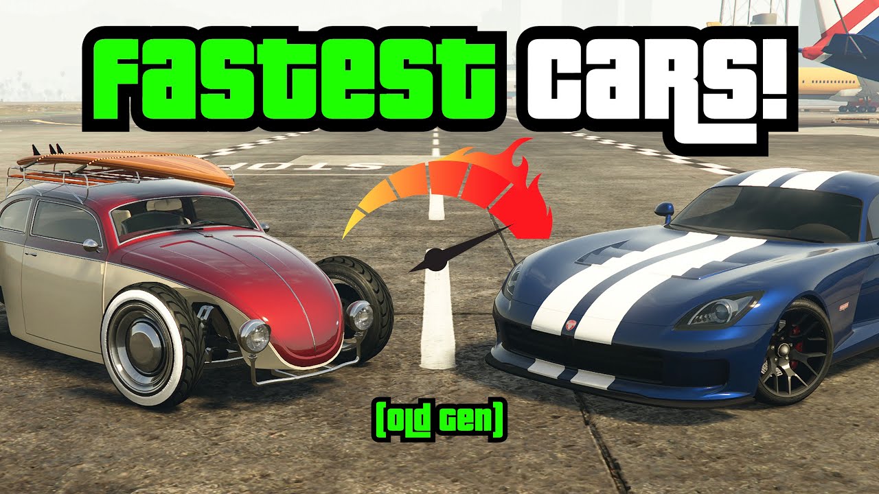 GTA 5 - Top 10 FASTEST CARS (Old Gen) For Top Speed In 2025