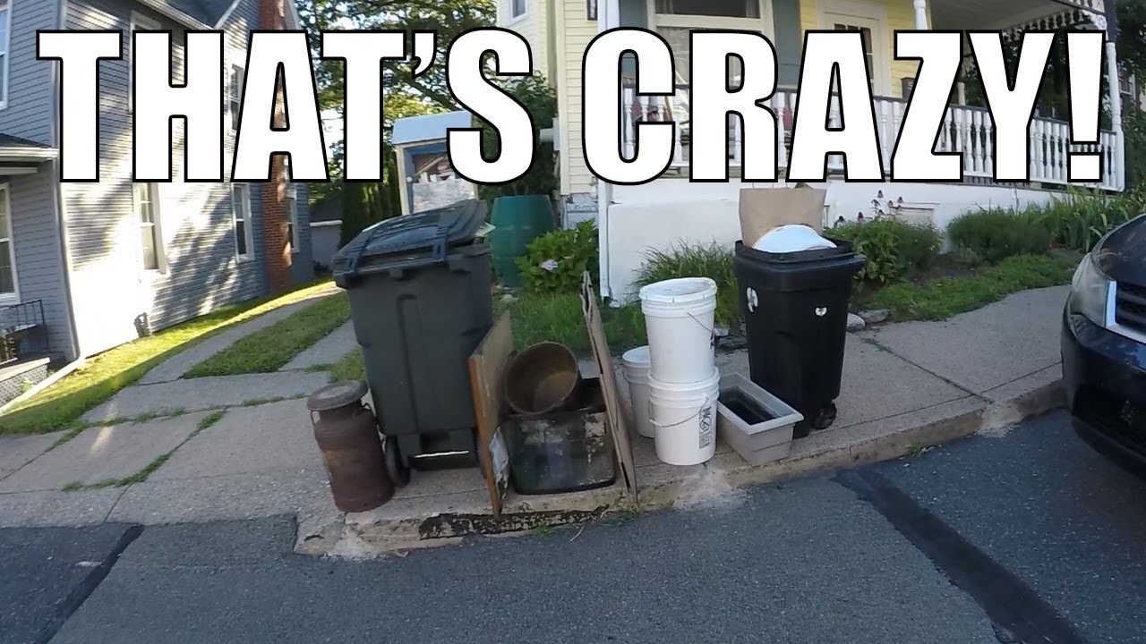 CAN'T BELIEVE I FOUND THIS IN THE TRASH! - Trash Picking TWO NEW Towns Ep. 69