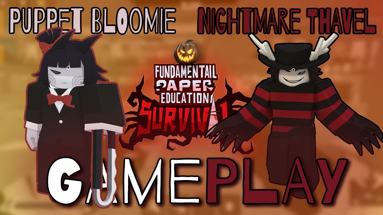 Puppet Bloomie & Nightmare Thavel Skins Gameplay! 🎃 | FPE:S Remastered Halloween Update 2025 #fpes