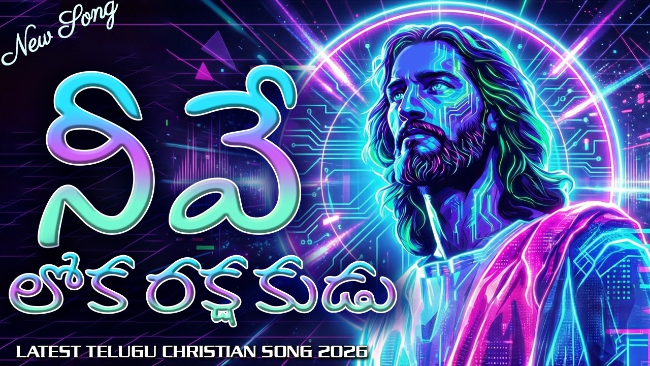 నీవే లోక రక్షకుడు | NEEVE LOKA RAKSHAKUDU | LATEST TELUGU CHRISTIAN SONG 2026 | LIVE WORSHIP LYRICS