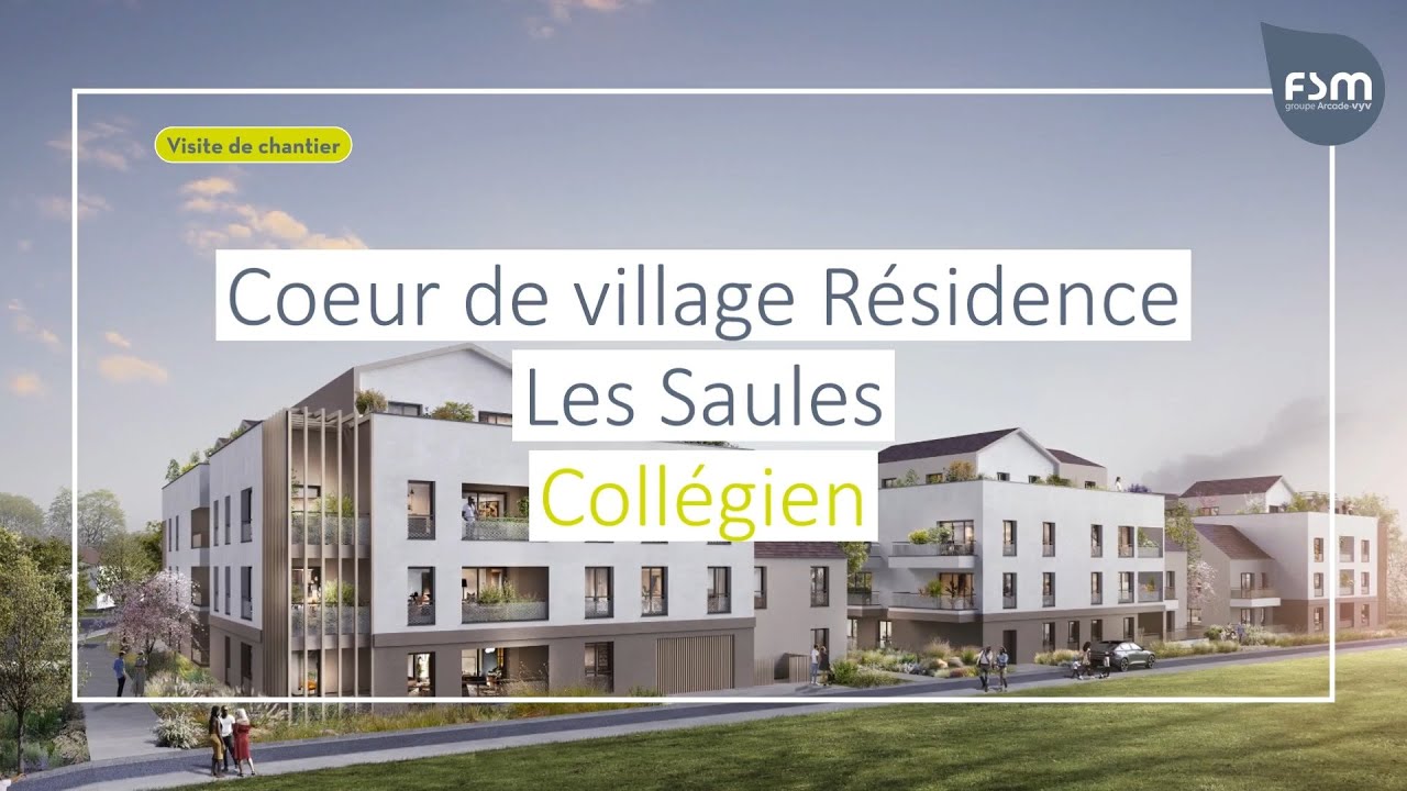 Visite du chantier de la R&eacute;sidence les Saules Coll&eacute;gien Mai 24