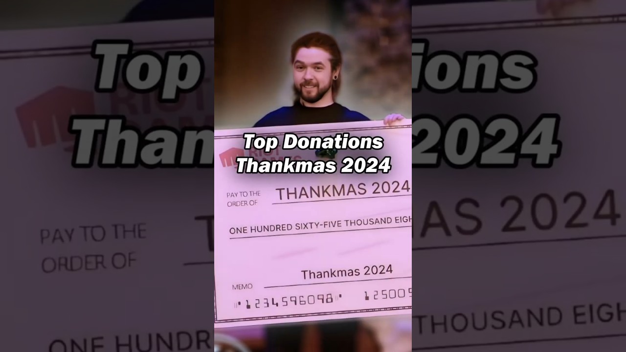 Top Thankmas Donations 2024