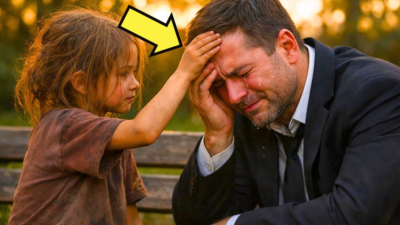 NIÑA DE LA CALLE LE PIDE ORAR POR EL EMPRESARIO… ÉL SE RÍE, PERO DESPUÉS CAE EN LÁGRIMAS…