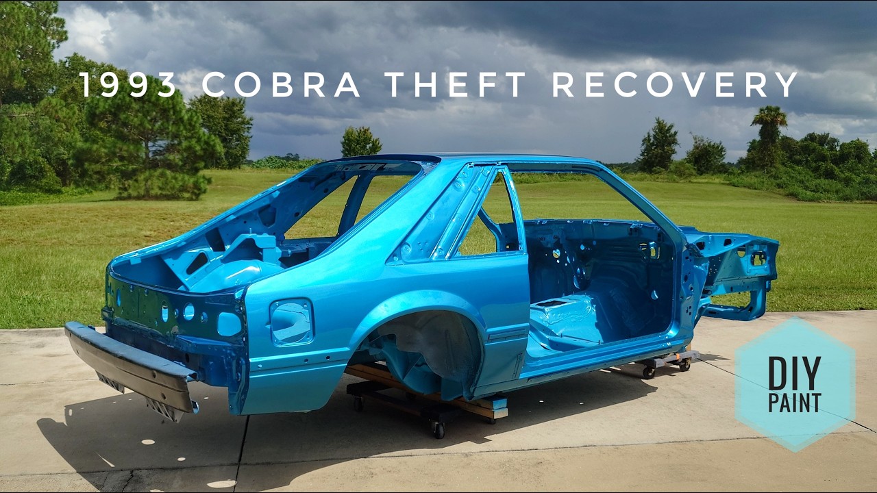 Painting a 1993 Cobra in a Garage for Under $2,000 in 2024!