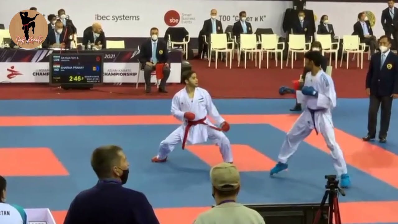 UZBEKISTAN VS INDIA | ASIAN KARATE CHAMPIONSHIP 2021 | MALE KUMITE -67kg