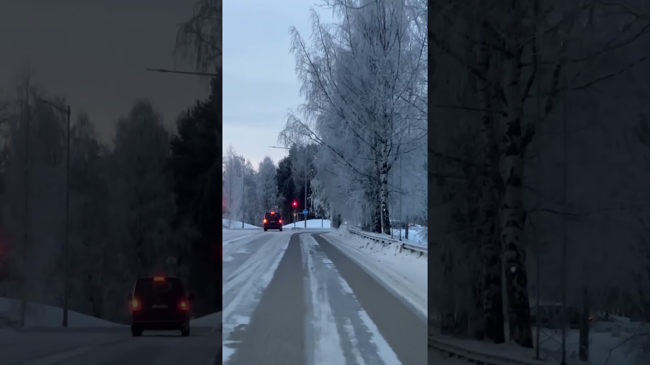 Snow Driving 🧊❄️ #winterholiday #snowdriving #wintertravel #winter #wintervacation #music