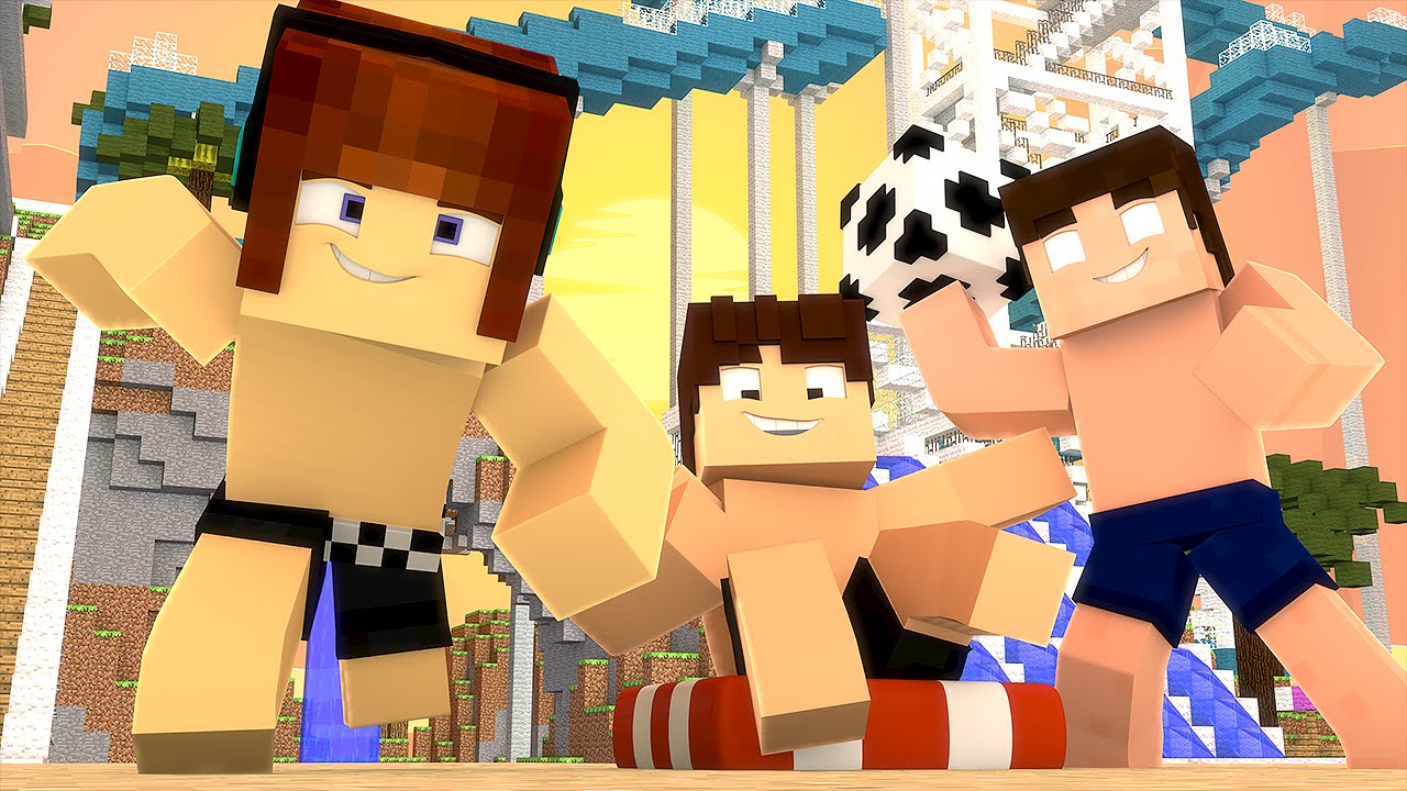 Minecraft: PARQUE AQUÁTICO !! - Casa Dos Youtubers #15