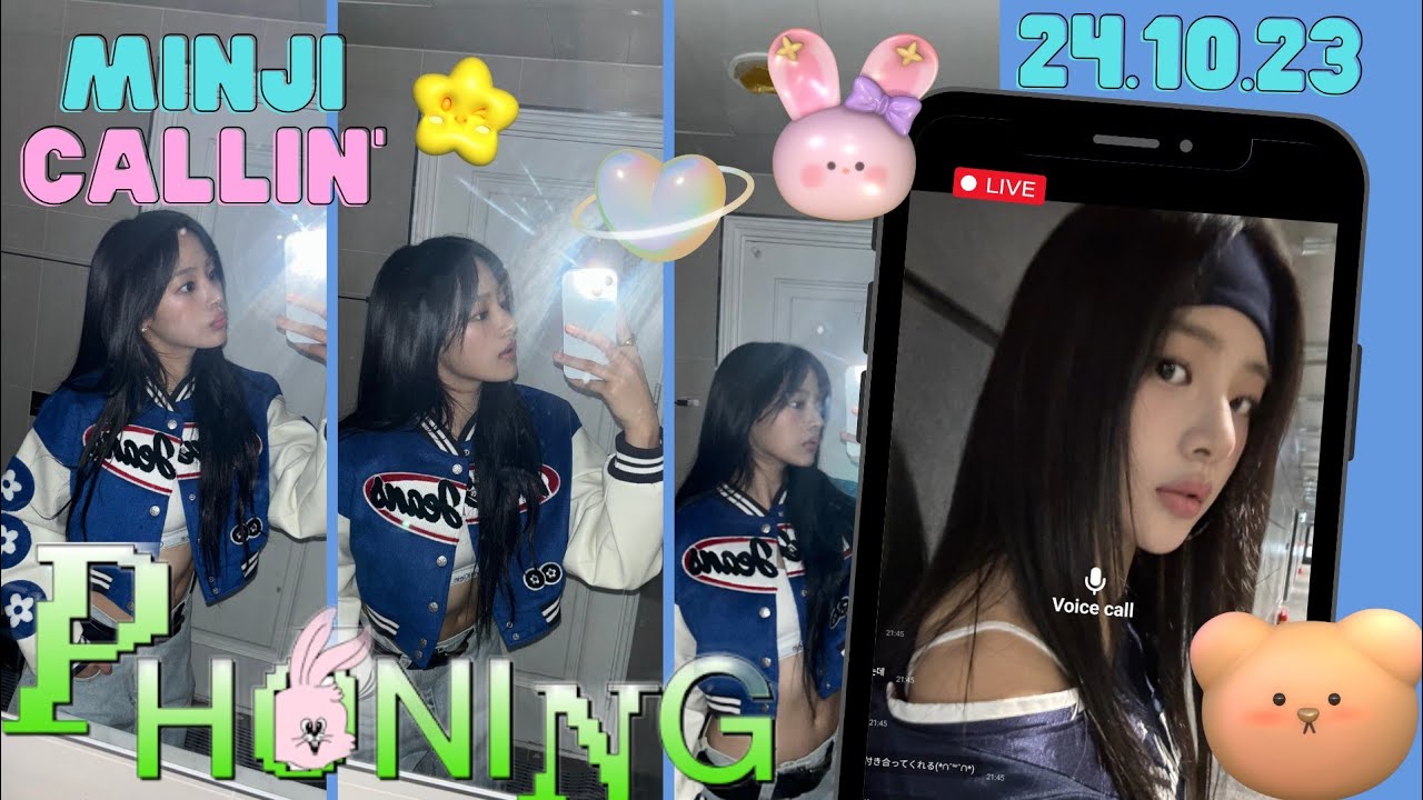 💙 Minji 민지 🐻 | 241023 | 🔴 Phoning LIVE | NewJeans 뉴진스