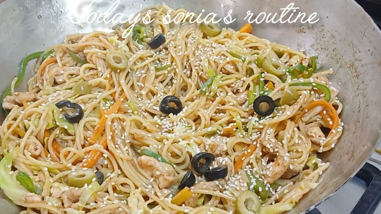 Restorant style spaghetti#kids favourite #pastatime #foodie #cooking #breakfastideas 