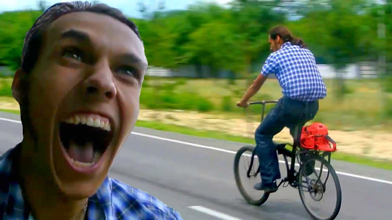 DIY CHAINSAW SPEED 🏍 BIKE 🚲bicycle with your own hands!😱 #2