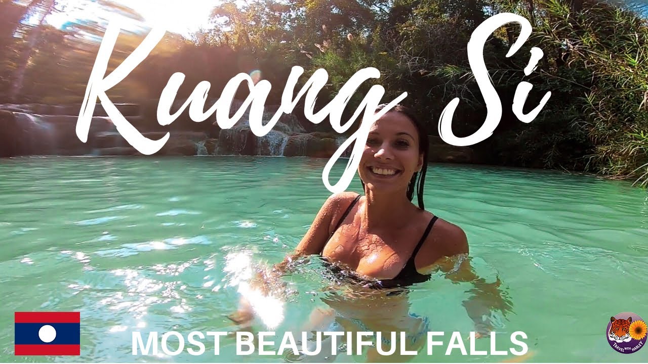 KUANG SI FALLS IN LAOS!