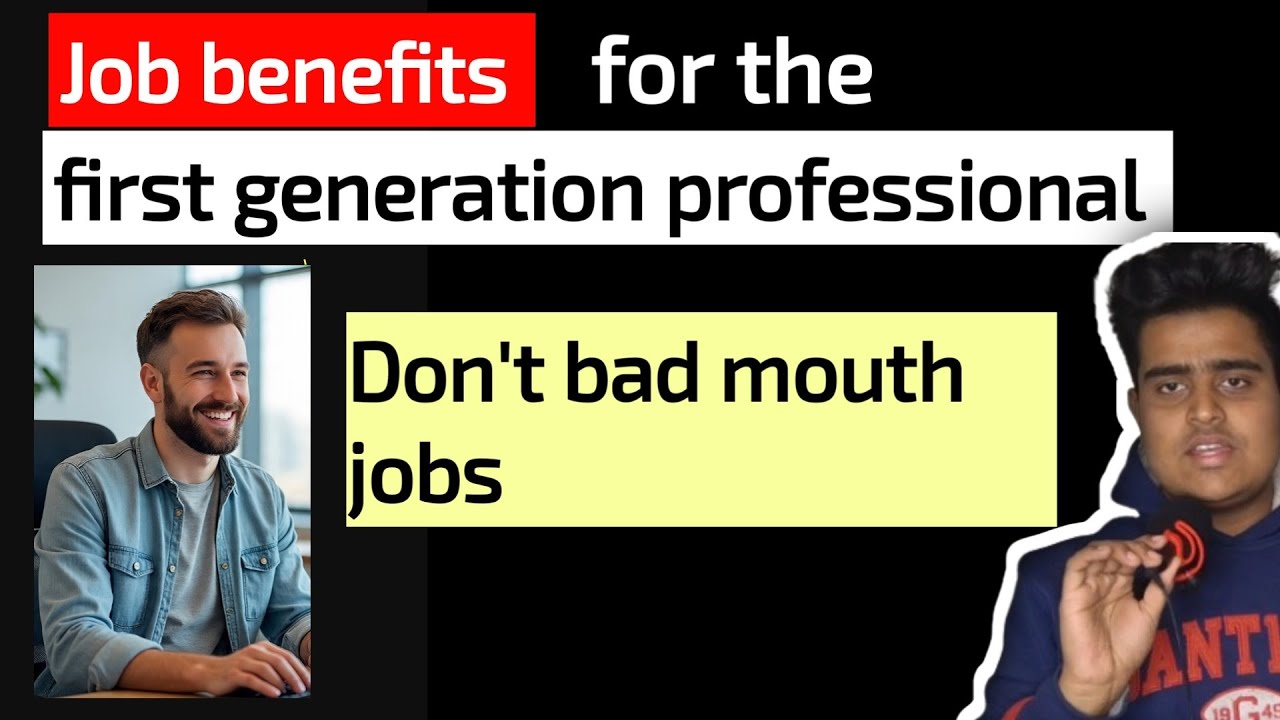 Why should we do jobs? | A unique topic 