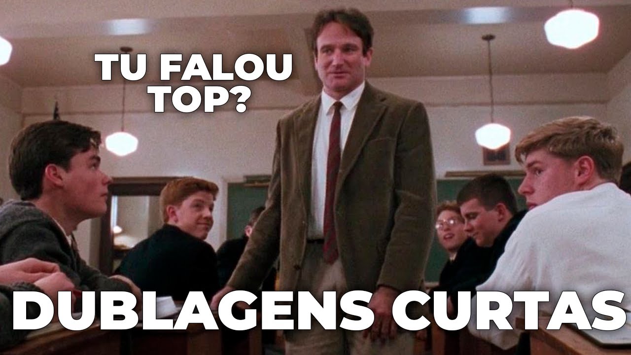 ROBIN WILLIAMS E O ALUNO IDIOTA | Dublagens curtas