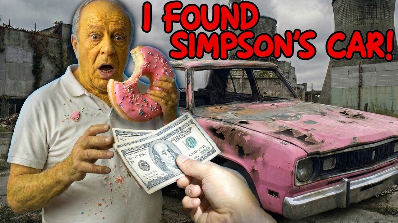 Restoring Burnt SIMPSONS CAR | $500 DEAL | FULL ASMR PROCESS